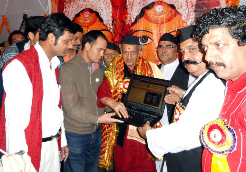12ntl2.jpg Launching Website of 107th Nanda Mahotsav of Nainital picture by NavinJoshi