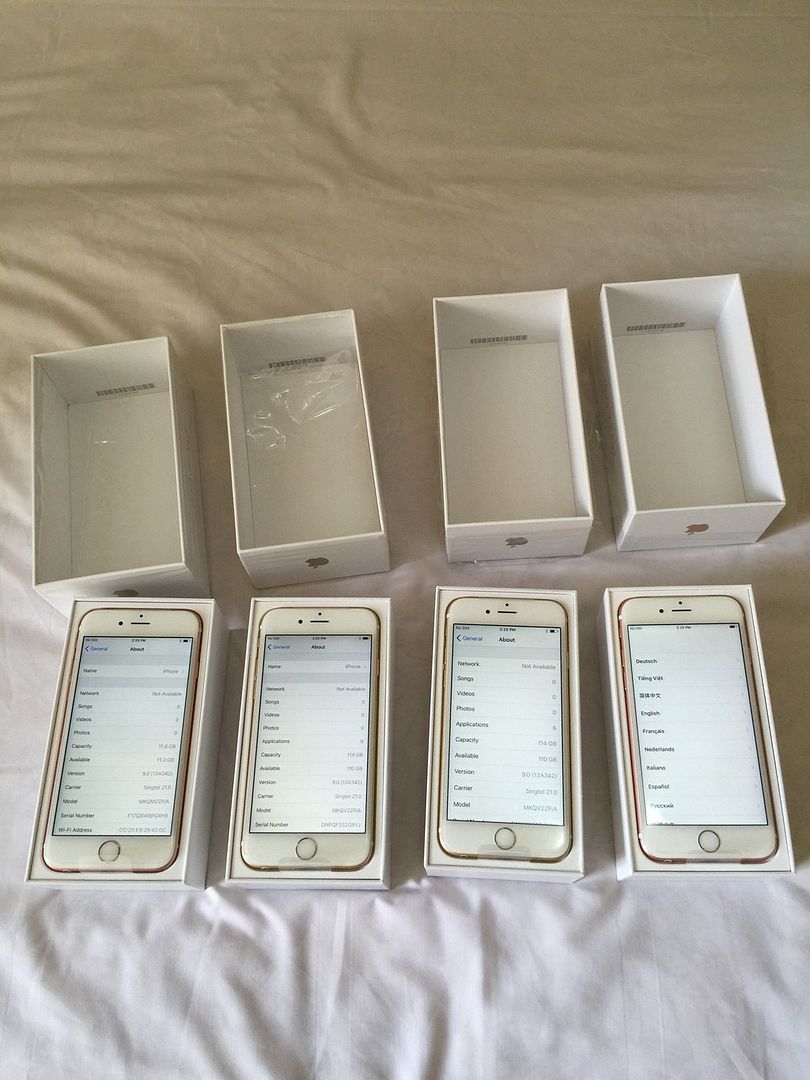 HCM - 12h trưa nay về 4 cây iPhone 6s 16GB - 128 GB ROSE và GOLD - 1