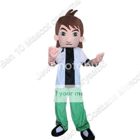 Ben 10 Costume Mascot Adult Cartoon Costume Fancy Dress  