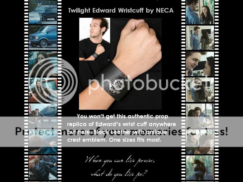 Twilight Edward Wrist Cuff Cullen Crest Bella Prop Xmas