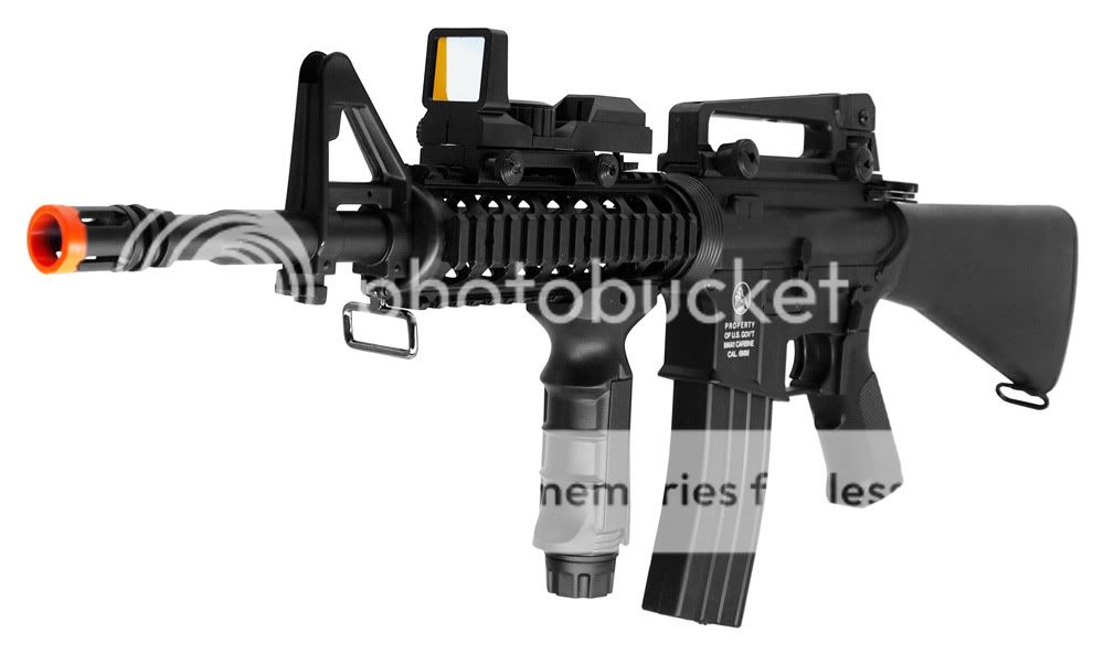 Colt M4A1 Field Duty Electric Airsoft Semi Full Auto Rifle and Handgun 