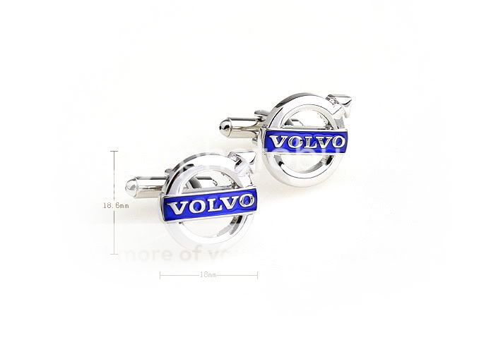pair of Volvo Logo Emblem Badge Cufflinks  